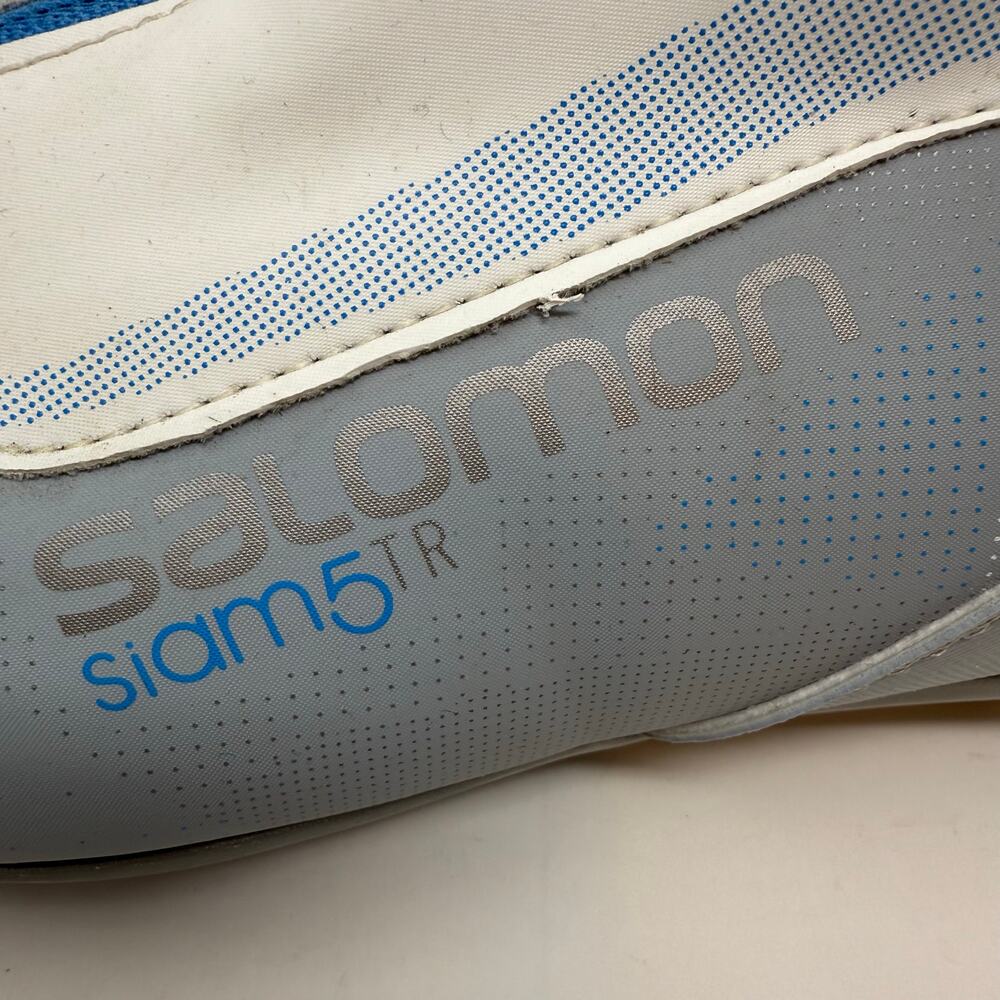 Salomon Siam5 Cross Country Ski Boot Women's 9.5 Grey White Blue - Picture 5 of 16